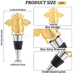Zinc Alloy Wine Bottle Stoppers&nbsp;FIND-WH0126-727B