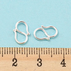 925 Sterling Silver S-Hook Clasps&nbsp;STER-K175-05S