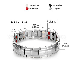 Stainless Steel Panther Chain Watch Band Bracelets&nbsp;JB672A