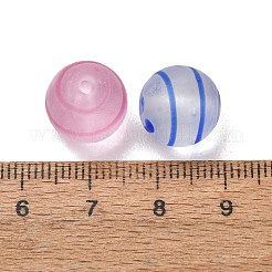 Frosted Handmade Lampwork Beads&nbsp;LA-CBA5635-01C