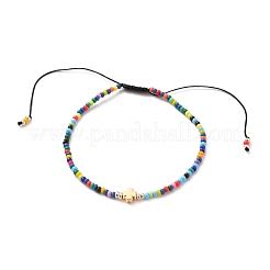 Adjustable Nylon Cord Braided Bead Bracelets&nbsp;BJEW-JB05625