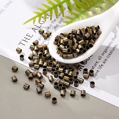 Brass Crimp Beads&nbsp;KK-S068-AB-LF