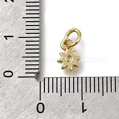 Brass Micro Pave Clear Cubic Zirconia Pendants&nbsp;LS-ZIRC-I070-032G