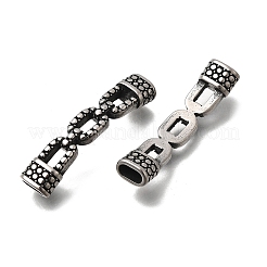 304 Stainless Steel Textured Oval Link Chain Links&nbsp;STAS-D382-19AS