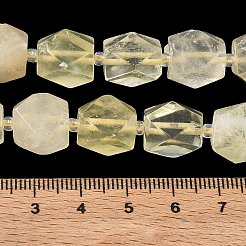 Heated Natural Lemon Quartz Beads Strands&nbsp;GG-CBAF8A8-A12-01