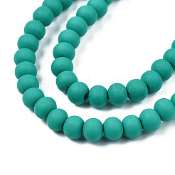 Handmade Polymer Clay Beads Strands&nbsp;X-CLAY-N008-053-05