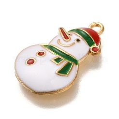 Christmas Theme Alloy Enamel Pendants&nbsp;FIND-I040-01A