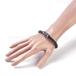 Men's Braided Leather Cord Bracelets&nbsp;BJEW-JB03917