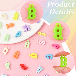 180G 3 Styles Opaque Acrylic Pendants&nbsp;MACR-SC0002-45