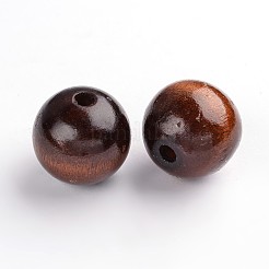 Natural Wood Beads&nbsp;TB25MMY-6