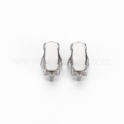 Non-Tarnish 201 Stainless Steel Sew on Prong Settings&nbsp;STAS-T032-09-5x10mm-01