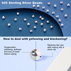 50Pcs 925 Sterling Silver Beads&nbsp;STER-PH0002-17