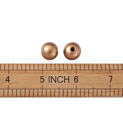 Spray Painted Natural Wood Beads&nbsp;WOOD-TA0002-25C-02