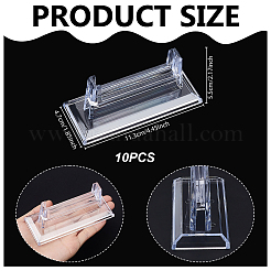 10Pcs Desktop Acrylic Name Card Holder&nbsp;ODIS-GA0001-97
