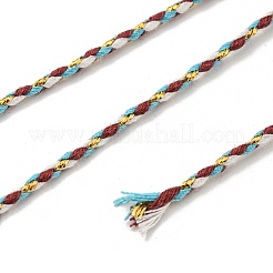 4-Ply Polycotton Cord with Metallic Thread&nbsp;OCOR-Z003-C28