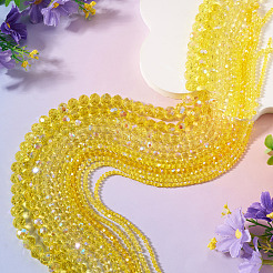 11 Strands 11 Styles Electroplate Glass Beads Strands&nbsp;EGLA-TA0003-04