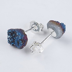 Brass Ear Stud Components&nbsp;EJEW-E222-C-03S