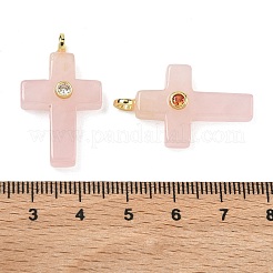 Natural Rose Quartz Pendants&nbsp;G-B180-01G-01