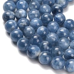 Natural Kyanite Beads Strands&nbsp;G-C259-B01-8mm-01