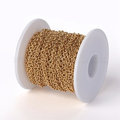 PVD Vacuum Plating 304 Stainless Steel Rolo Chains&nbsp;CHS-I001-08