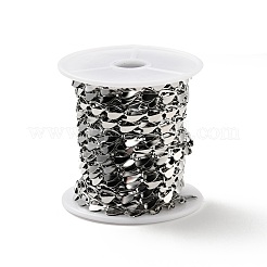 Tarnish Resistant 304 Stainless Steel Heart Link Chains&nbsp;CHS-D035-01P