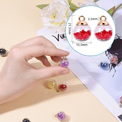 Glass Pendants&nbsp;GLAA-PH0007-35G