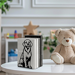 Non-Skid Iron Bookend Display Stands&nbsp;AJEW-WH0548-050