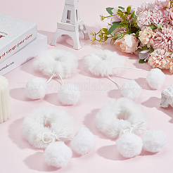 Fur Plush Elastic Hair Accessories&nbsp;OHAR-PH0001-35B