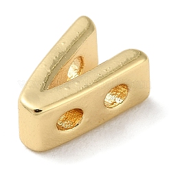 Rack Plating Brass Slide Charms&nbsp;KK-M254-15G-V