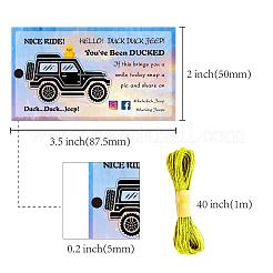50Pcs Paper Card&nbsp;AJEW-CN0001-37F