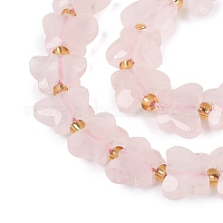 Natural Rose Quartz Beads Strands&nbsp;G-N371-10A-07