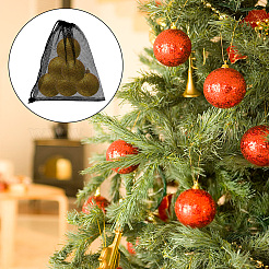 Polyester Mesh Drawstring Storage Bags&nbsp;LS-ABAG-WH0044-49C