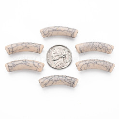 Opaque Crackle Acrylic Beads&nbsp;MACR-S372-002N-006