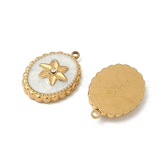 304 Stainless Steel Enamel Pendants&nbsp;STAS-V015-36G