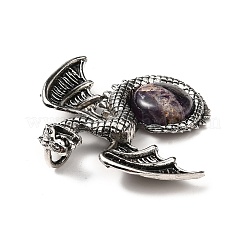 Natural Amethyst Big Pendants&nbsp;G-B033-07R
