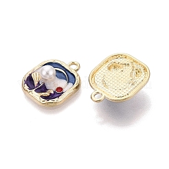 Alloy Enamel Pendants&nbsp;ENAM-N069-17KCG