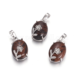 Natural & Synthetic Mixed Gemstone Pendants&nbsp;G-L512-I