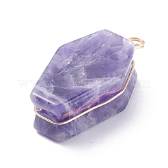 Natural Gemstone Pendants&nbsp;PALLOY-JF01403