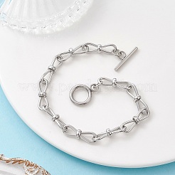 304 Stainless Steel Infinity Link Chains Bracelets for Women&nbsp;BJEW-JB12756