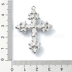 Rack Plating Alloy with ABS Imitation Pearl Pendants&nbsp;FIND-Z051-08P