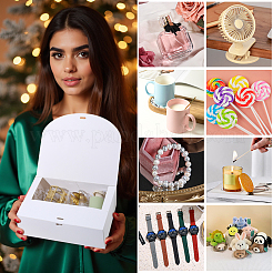 Folding Paper Gift Boxes with Ribbon&nbsp;CON-WH20001-11D-01