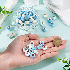 100Pcs Large Hole Resin Rhinestone European Beads&nbsp;OPDL-TA0001-07B