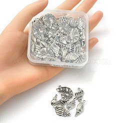 70Pcs 7 Style Tibetan Style Alloy Pendants&nbsp;FIND-YW0003-20