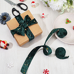 3M Double Sided Star Gold Stamping Flannelette Ribbons for Sewing Craft&nbsp;SRIB-GF0001-55B