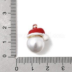 Brass Enamel Pendants&nbsp;KK-L258-10G
