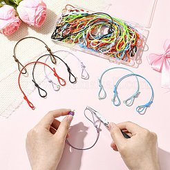 60Pcs 12 Colors Adjustable Waxed Polyester Cord Bracelet Making&nbsp;AJEW-CJ00011