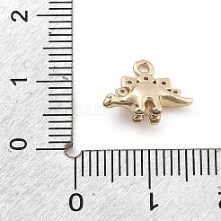Brass Micro Pave Cubic Zirconia Pendants&nbsp;KK-M306-06G-09