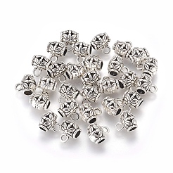 Tibetan Style Alloy Tube Bails&nbsp;LS-AB647-NF