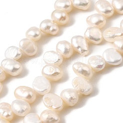 Natural Cultured Freshwater Pearl Beads Strands&nbsp;PEAR-I007-03B-01A