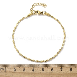 304 Stainless Steel Link Chain Bracelets for Women&nbsp;BJEW-F488-21G-04